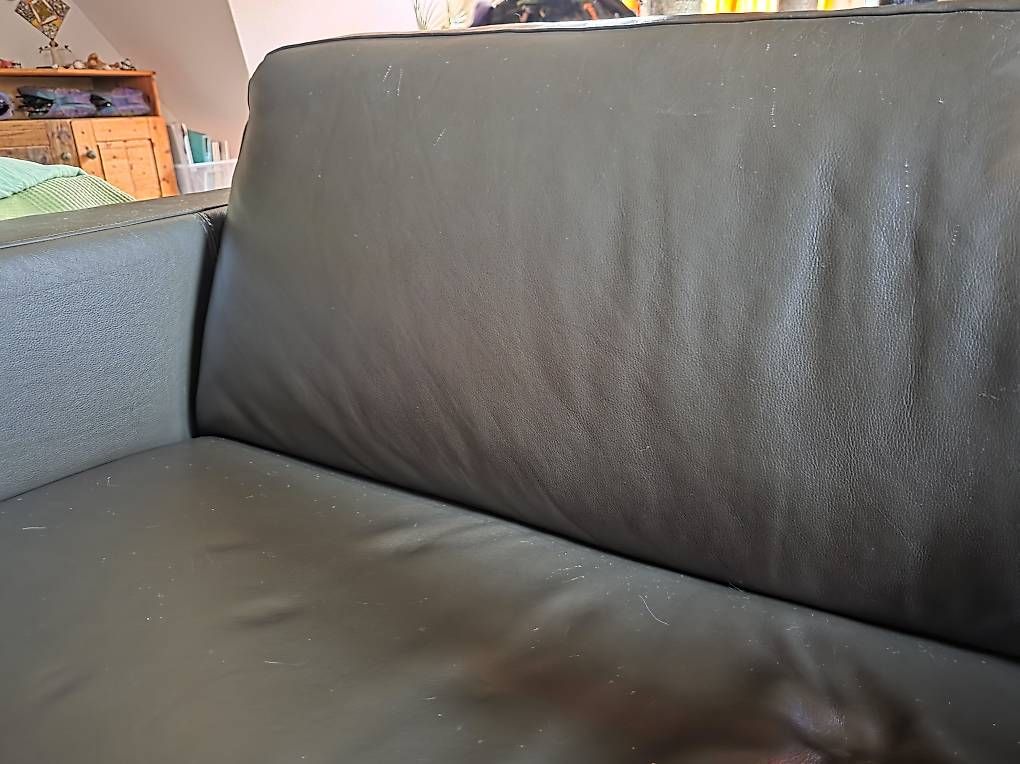 Musterring Sofas: Ledersofa Schlafcouch Musterring – D'occasion à Baden par Nbvc 2