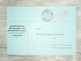 TR82 Enveloppe + Timbre Suisse 1934