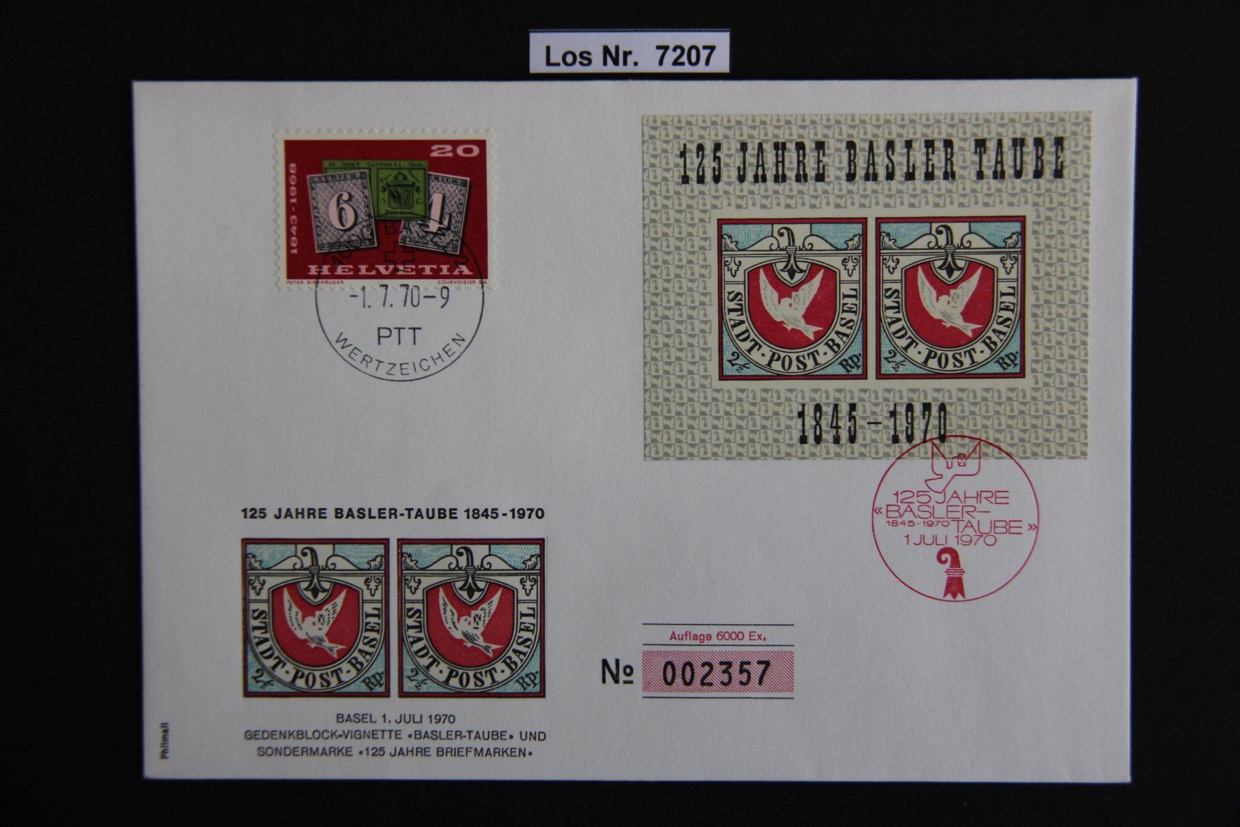 Alle Briefmarken: CH 1970 Brief sauber gestempelt                     Los 7207 – Gebraucht aus Volken von jukon65