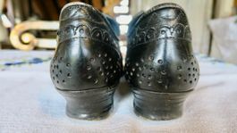 antike Schuhe,  41, Trachtenschuhe, Lederschuh, Dekoration