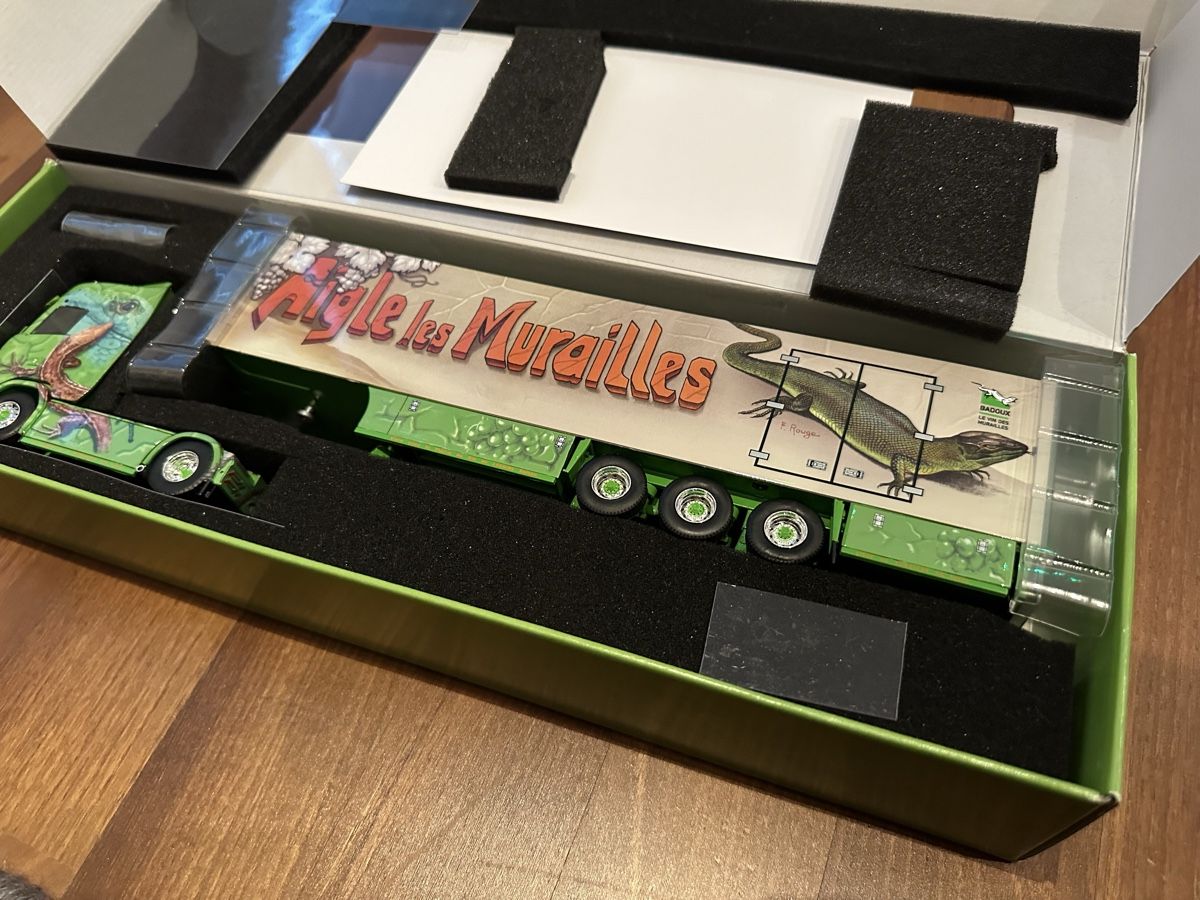 Tekno Kit di modellismo & Modellini statici: Tekno 1:50 Scania Müller Ermensee – Nuovo e nell'imballaggio originale da Oberwil BL venduto da AuM03 5
