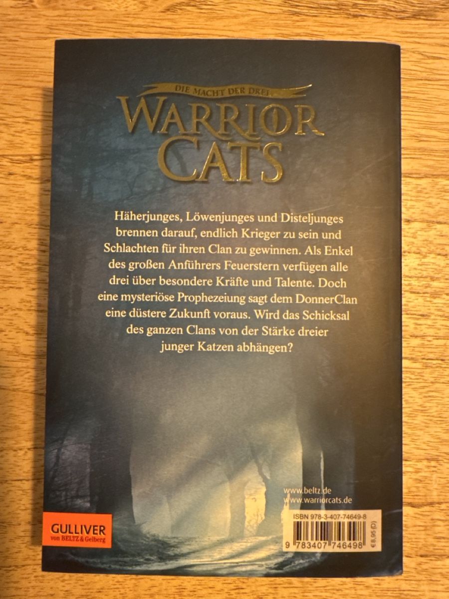 Libri: Warrior Cats Staffel 3 Band 1 – Usato da Zürich venduto da vivaperu 1
