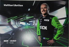 valtteri Bottas Autogrammkarte, Formel 1 Sauber