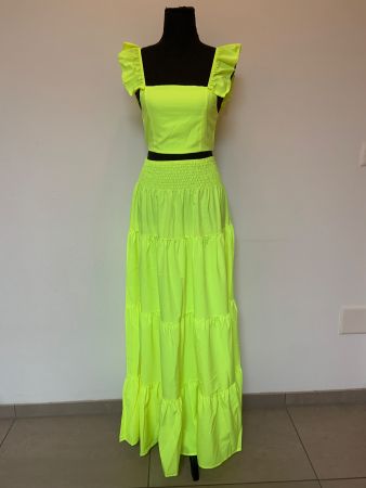 Zweiteiliges Boho Maxikleid Gr. 36/38
