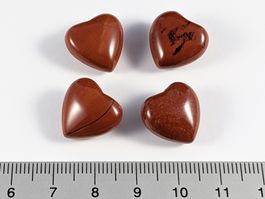 Jaspis Herzen(Puffy Hearts) 15mm 4Stk.