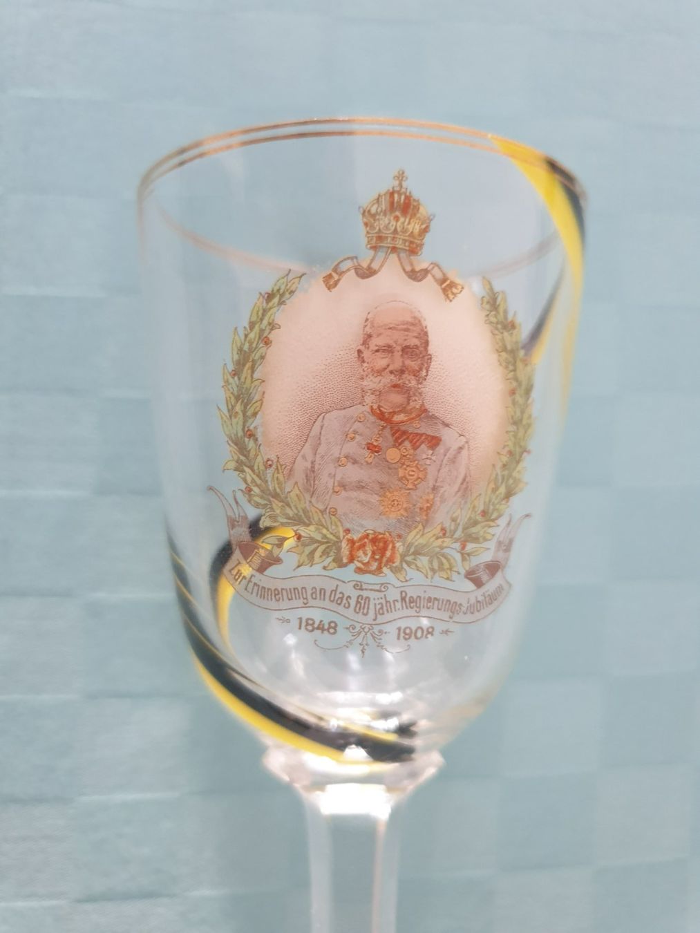 Bicchieri: Glas Erinnerung Regierungsjubiläum – Usato da Mörschwil venduto da spirspi 1