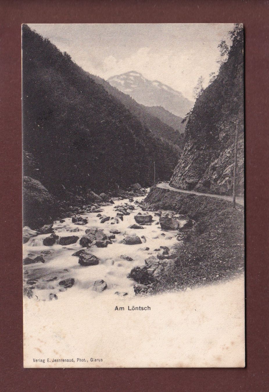 Cartoline postali: Am LÖNTSCH - 1906 – Usato da Pully venduto da nicecards