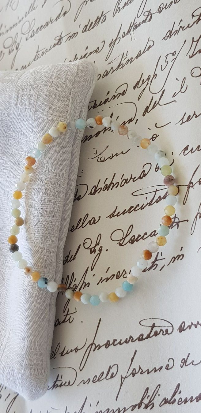 Bracciali & Braccialetti: Armband Edelstein Amazonit NEU – Nuovo e nell'imballaggio originale da Walterswil SO venduto da Mama_noel