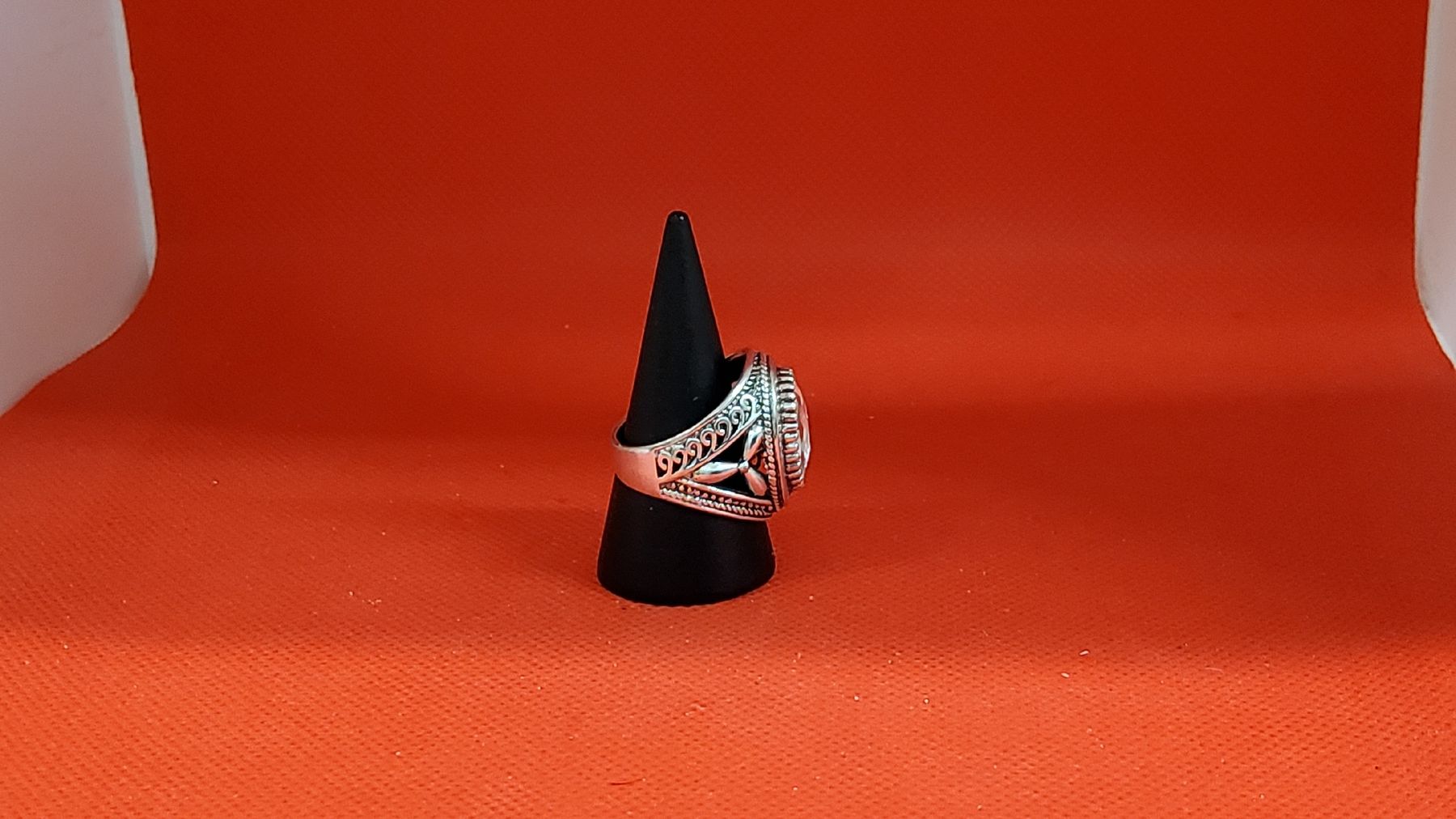 Anelli: Ring mit Stein Grösse 58 Vintage Statement Ring – Nuovo (secondo la descrizione) da Herisau venduto da Nluanalucas 1