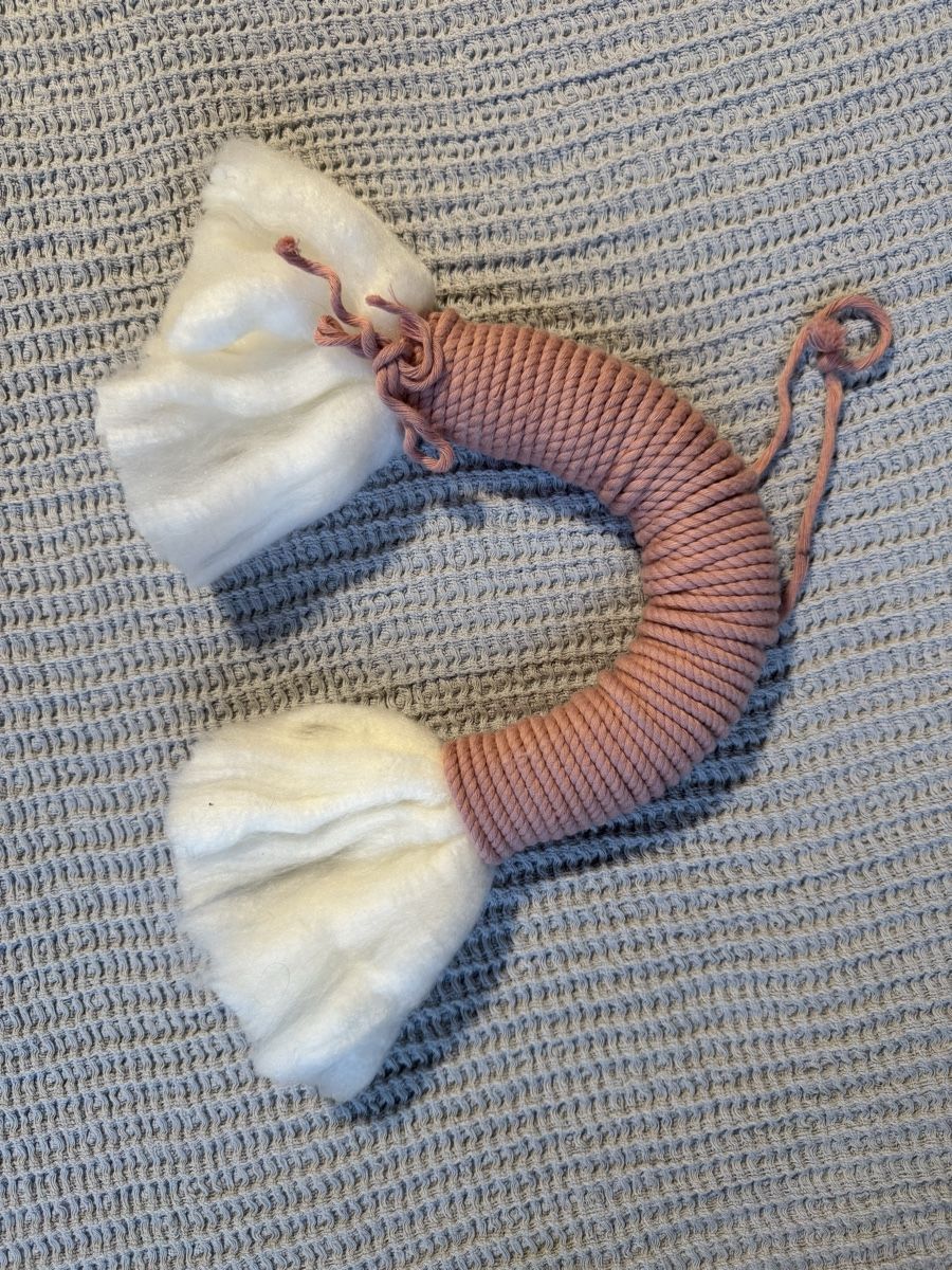 Tutte le decorazioni: Makramee, Wandbehang Regenbogen, rosa, Handarbeit! – Nuovo e nell'imballaggio originale da Bubikon venduto da hachia888 4