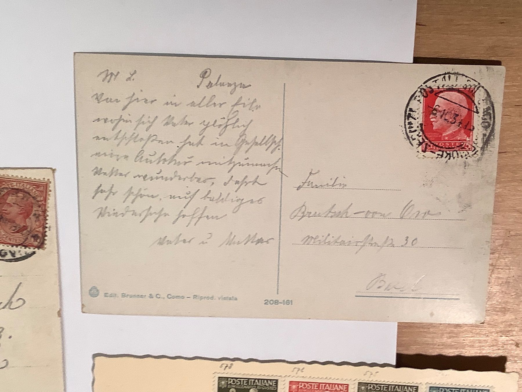 Cartoline postali: 7 alte Postkarten Italien 1909 - 1938 – Usato da St. Gallen venduto da herbrig2 4