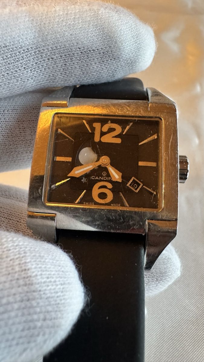Candino Orologi: Candino C4360 eckig mondphase Lederarmband – Usato da Untersiggenthal venduto da TimeandShine 6