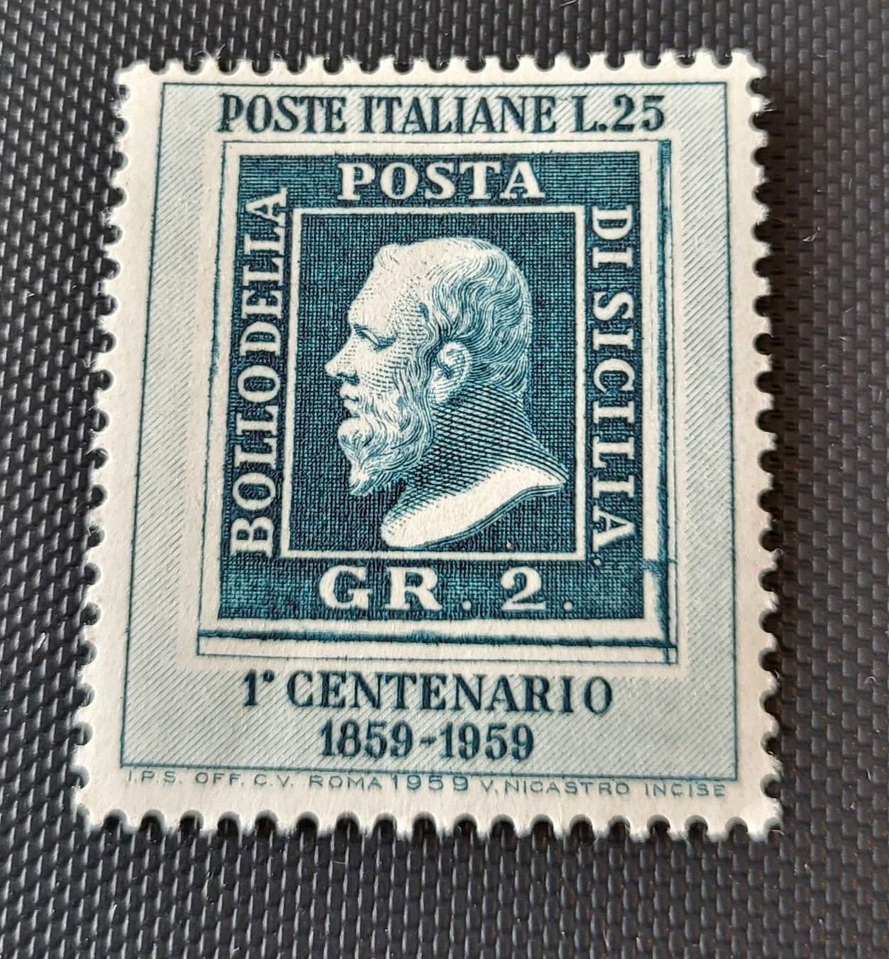 Tutti i francobolli: Italien 1959 briefmarke – Usato da St Gallen venduto da Stampsalshobby