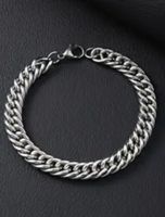 Armband Edelstahl Glieder dick