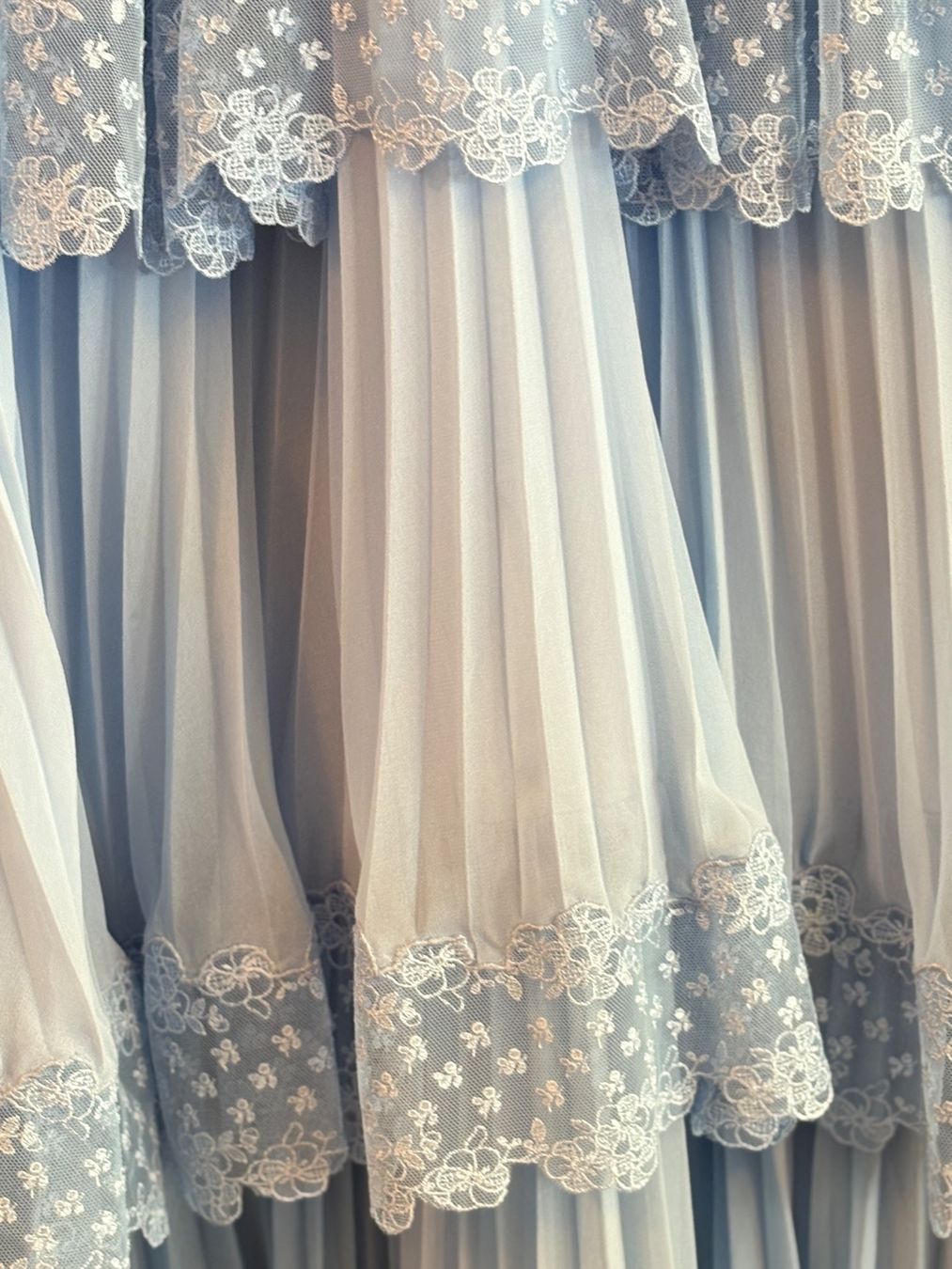 Vestiti: Sommerliches, hellblaues Kleid mit Spitze, Grösse 38 – Usato da Gutenswil venduto da mse_hbj5 1