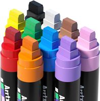 Arrtx Graffiti Acryl Marker Set 15mm Jumbo Filzspitze Grafit