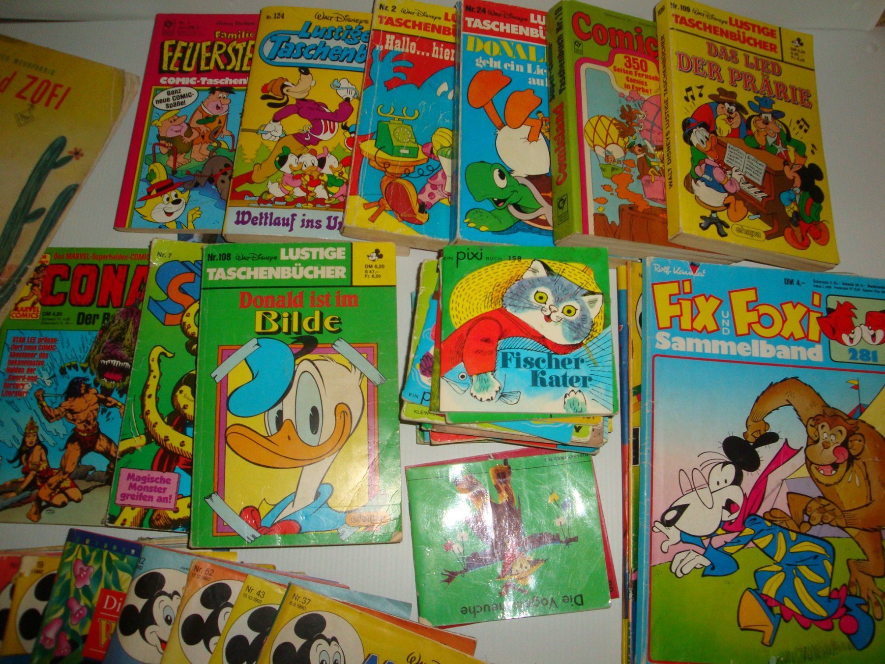 Fumetti: Konvolut Comics: Ringgi+Zofi, Mickey Maus, Fix und Foxi, ... – Difettoso da Enggistein venduto da mach1 3