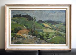 TOP Fritz Ryser Obertal Oberthal Emmental Landschaftsgemälde