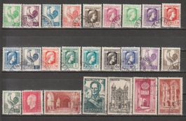 France lot divers, le Coq, Marianne, Monuments