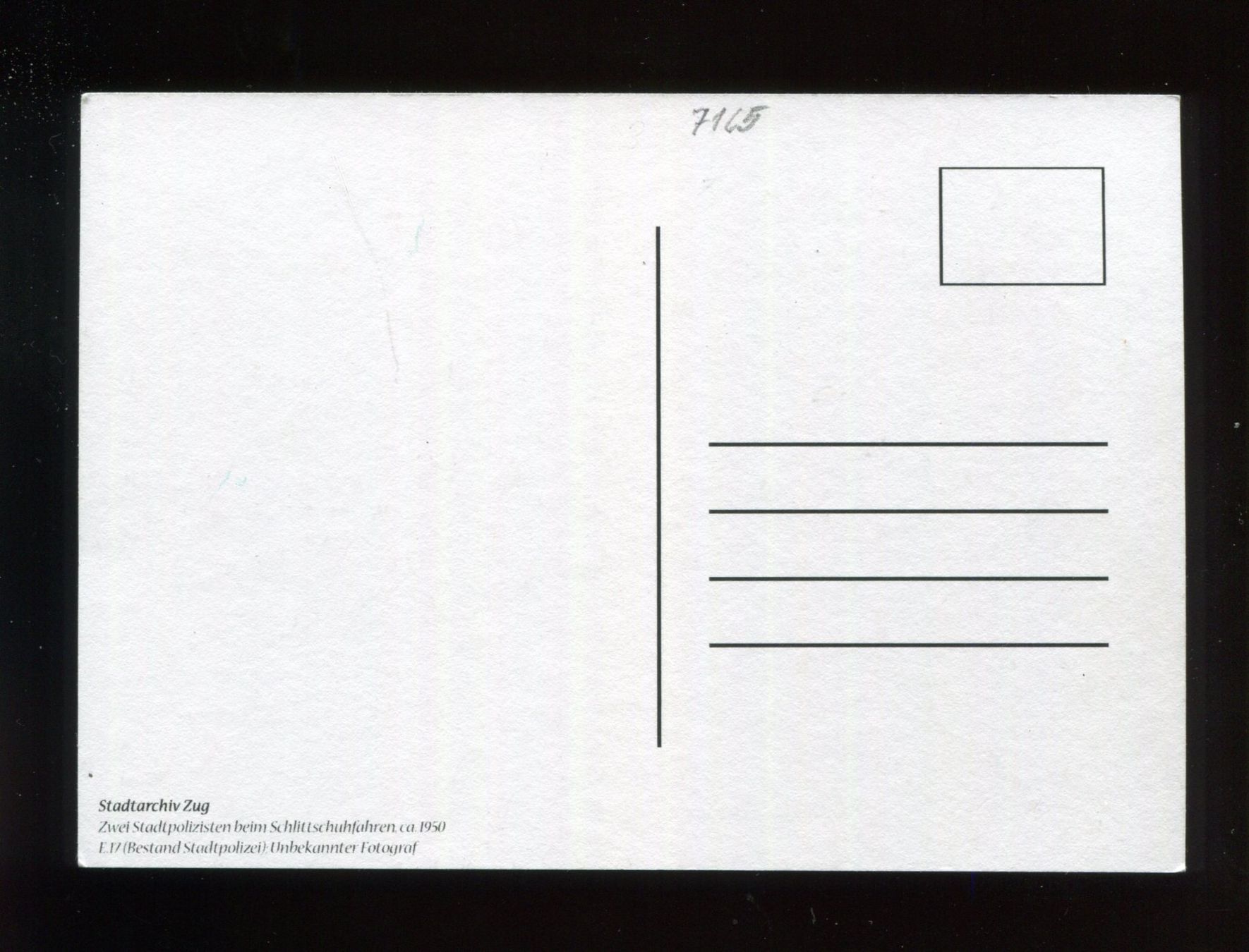 Cartoline postali: Zug, Stadtpolizisten – Usato da Aarau venduto da Elmaar41 2