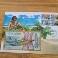 Banknoten Brief - Lettre avec billet de banque Penrhyn 1993