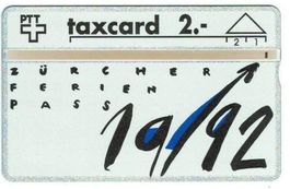 Taxcard 201L_22634 (K-92/15) Ferienpass Zürich 600 Ex