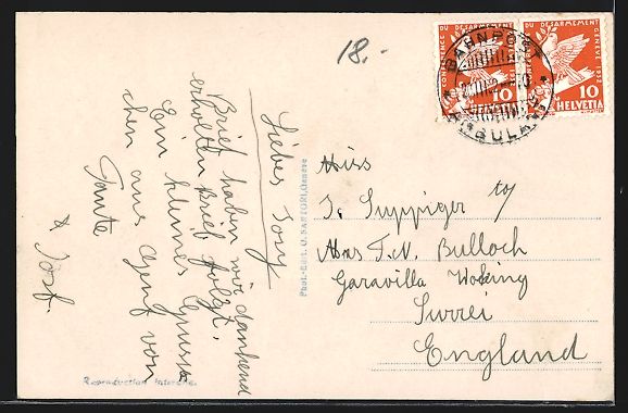 Cartoline postali: AK Genève, Quai Wilson, 1932 – Usato da Berlin venduto da bartko-reher 1