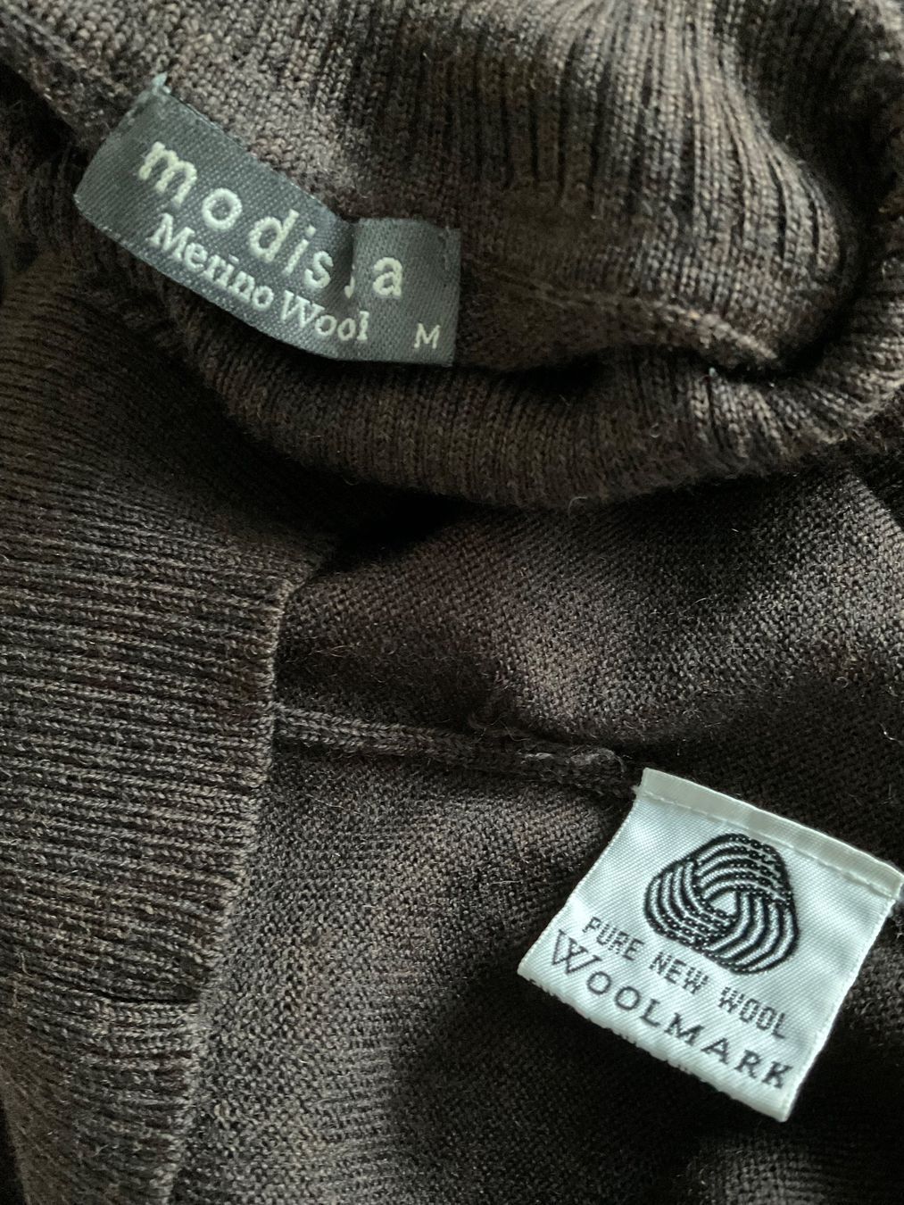 Pullover & Sweatshirts: MODISSA Merino Wolle Pullover Gr M Braun Rollkragenpullover – Gebraucht aus Urdorf von alda02 6