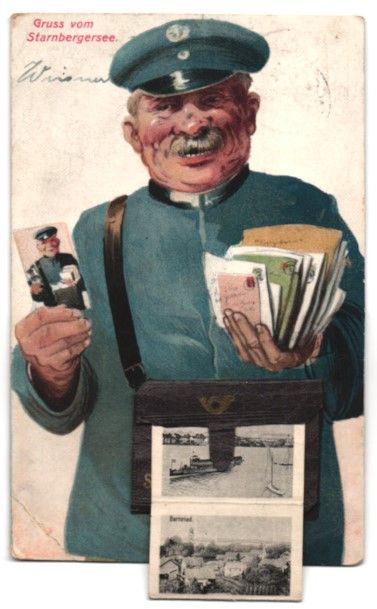 Cartoline postali: Leporello-AK Starnberg /Starnberger See, – Usato da Berlin venduto da bartko-reher