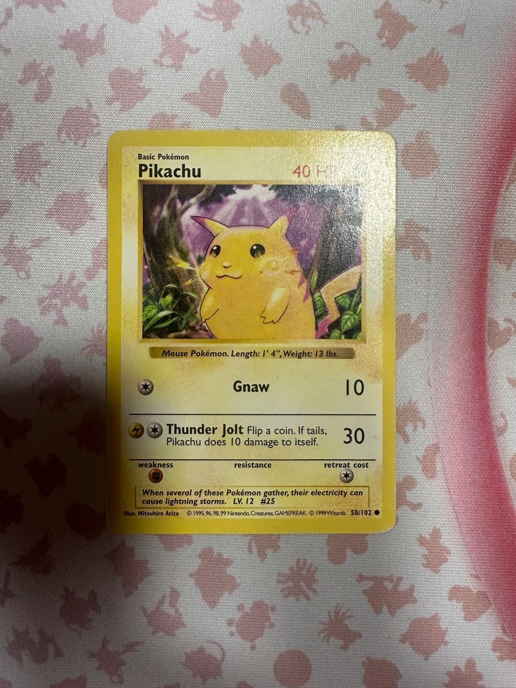 Pokémon Sammelbilder & Trading cards: Pikachu Shadowless 58/102 ENG ab 1.-- – Gebraucht aus Recherswil von Nitschy