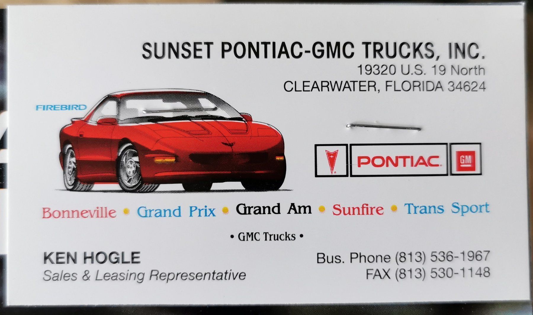 Pontiac Documenti: PONTIAC BONNEVILLE 1996 – Nuovo (secondo la descrizione) da huenenberg venduto da Suizofelize 1