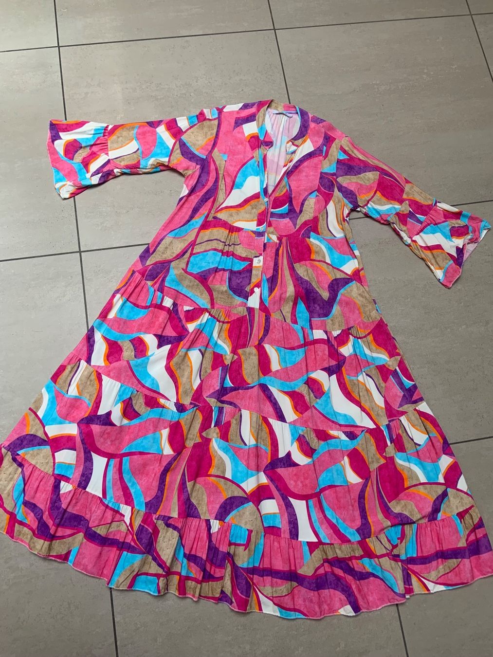 Vestiti: Boho Maxikleid aus Viscose – Usato da Sigriswil venduto da ck56