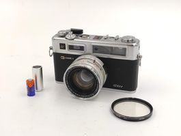 Yashica Electro 35 GSN Silber inkl. Batterieadapter