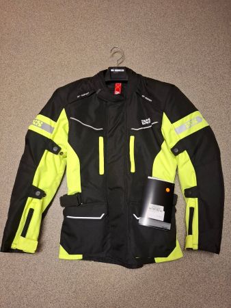Motorradjacke iXS, Grösse XS, neu mit Etikett Schwarz Gelb