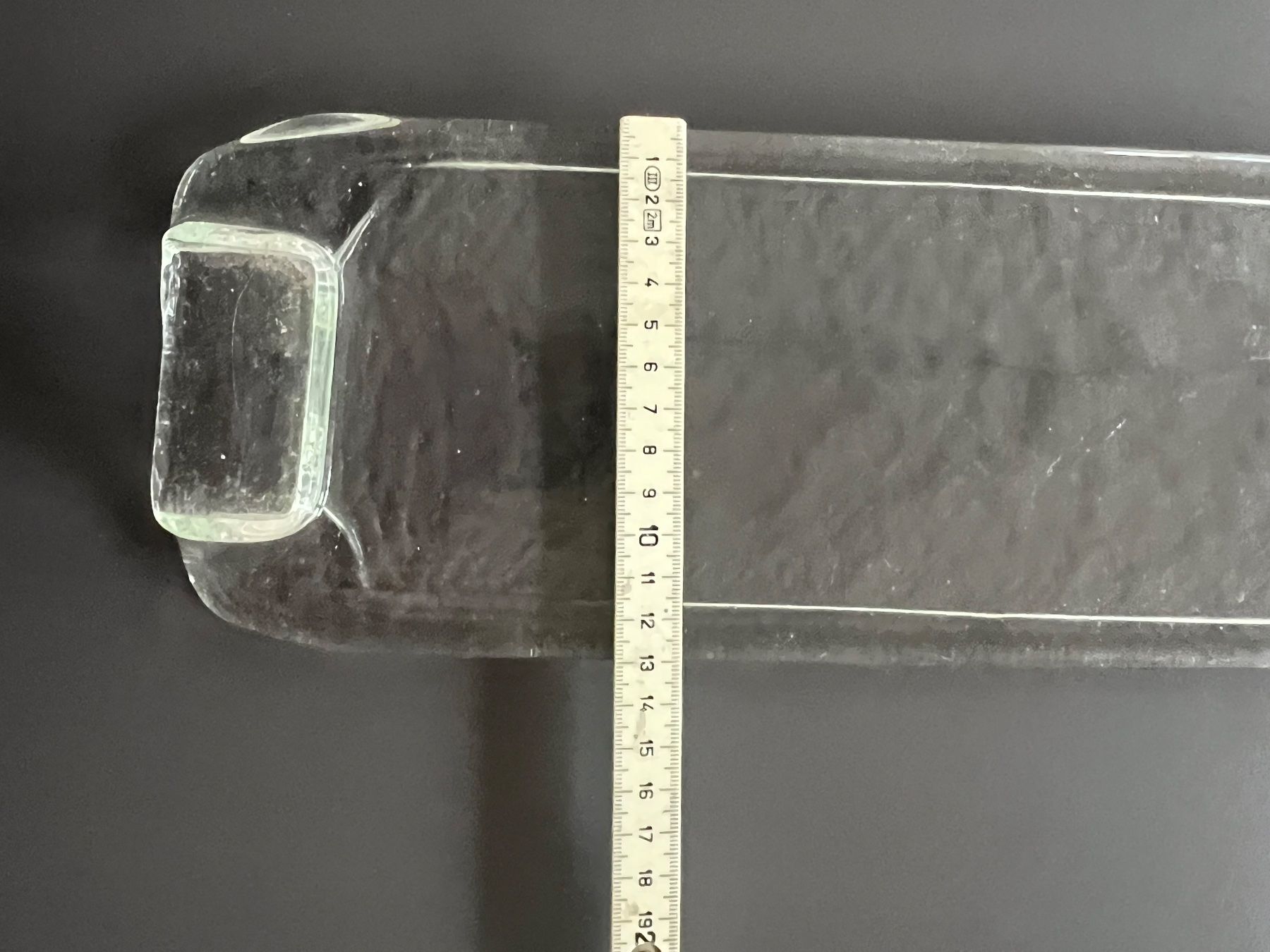 Glasi Hergiswil Piatti di portata: Schöne Niederer  Glasplatte handarbeit, ca. 45cm lang – Usato da Hinterkappelen venduto da rum_y52q 3