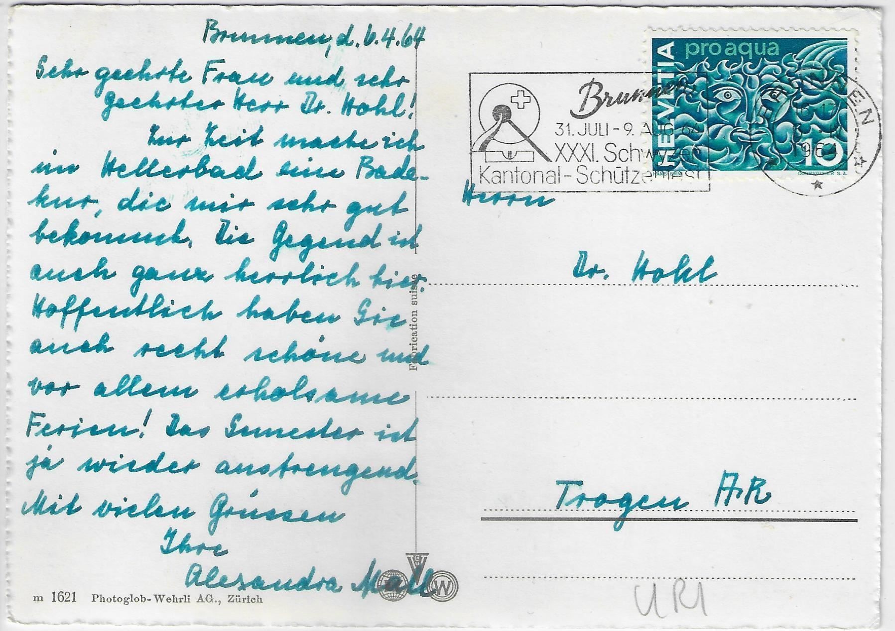 Cartes postales: Vierwaldstättersee mit Gitschen und – Antique à Ettingen par Kartenplanet 1