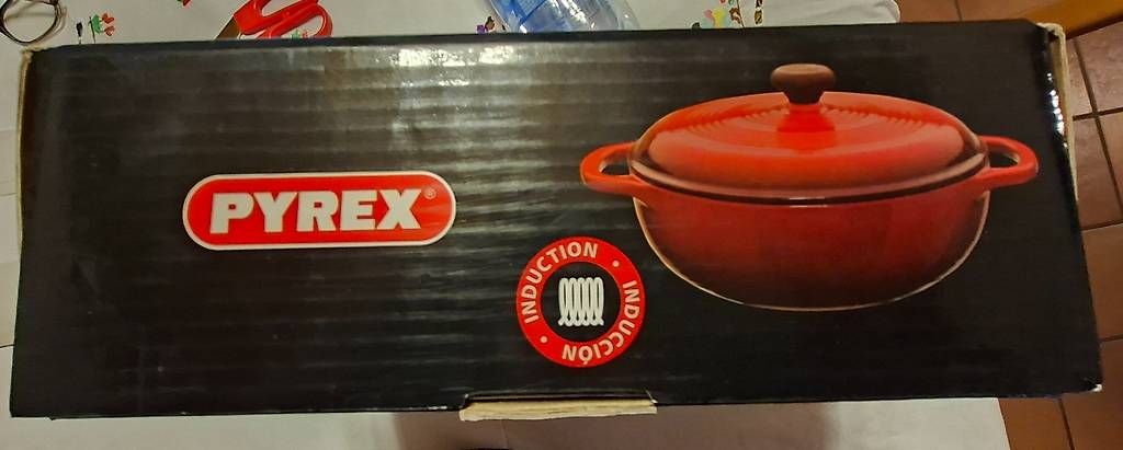 Pentole: Pyrex pentola ghisa – Usato da Quartino venduto da matepetra 3