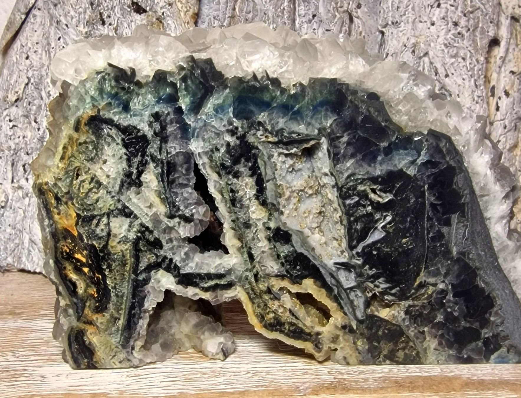 Minerali & Pietre curative: Top Fluorit/Mangano Calcit Freiform 1.6kg – Nuovo (secondo la descrizione) da Matzingen venduto da Shay_Crystalz 2