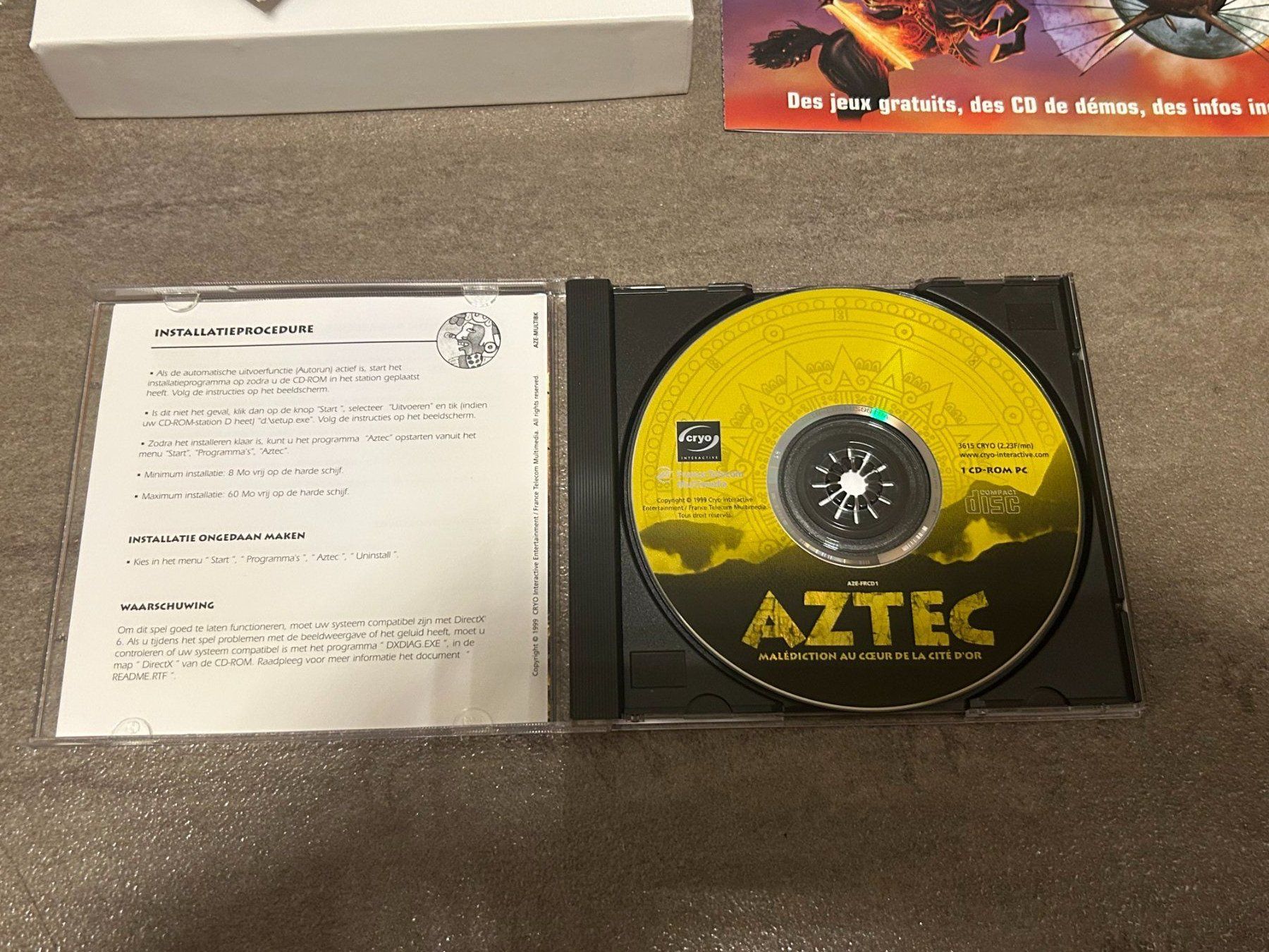 Giochi: Jeu vidéo Aztec la malédiction - CD-ROM – Usato da Lausanne venduto da Retro-geek 4