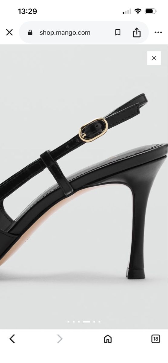 Mango Scarpe da donna: Spitze Slingback-Lederpumps von Mango – Nuovo (secondo la descrizione) da Bern venduto da SinaArikan 7