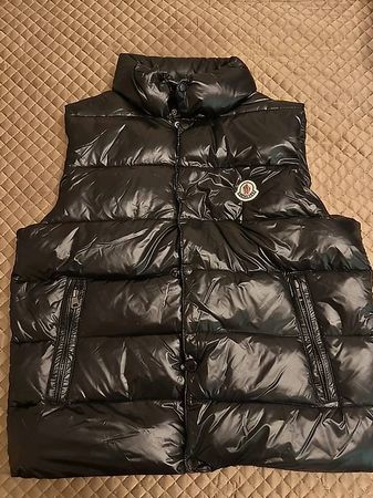 Moncler Tibb Gilet / Smanicato Piumino Uomo  Nero