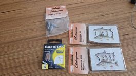 Canne à pêche et hameçons 