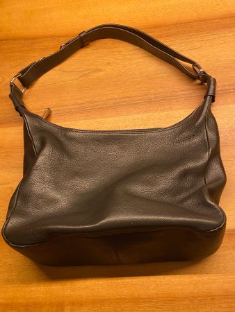 Rindledertasche schwarz von Manufactum