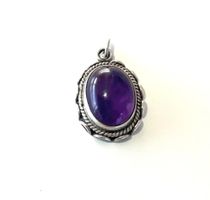 Antiker Anhänger mit echtem Amethyst