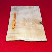 AHORN 25x4,5x35 cm Klotzbrett Brett Baumstamm Versand 12 Fr