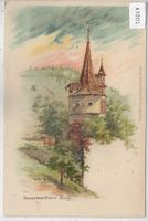 Kapuzinerthurm in Zug - Litho