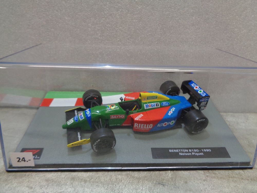ベネトン B190 NELSON PIQUET 1/24 Formula 1 Benetton B190 Nelson Piquet 1990 - 1:24 Diecast F1 car