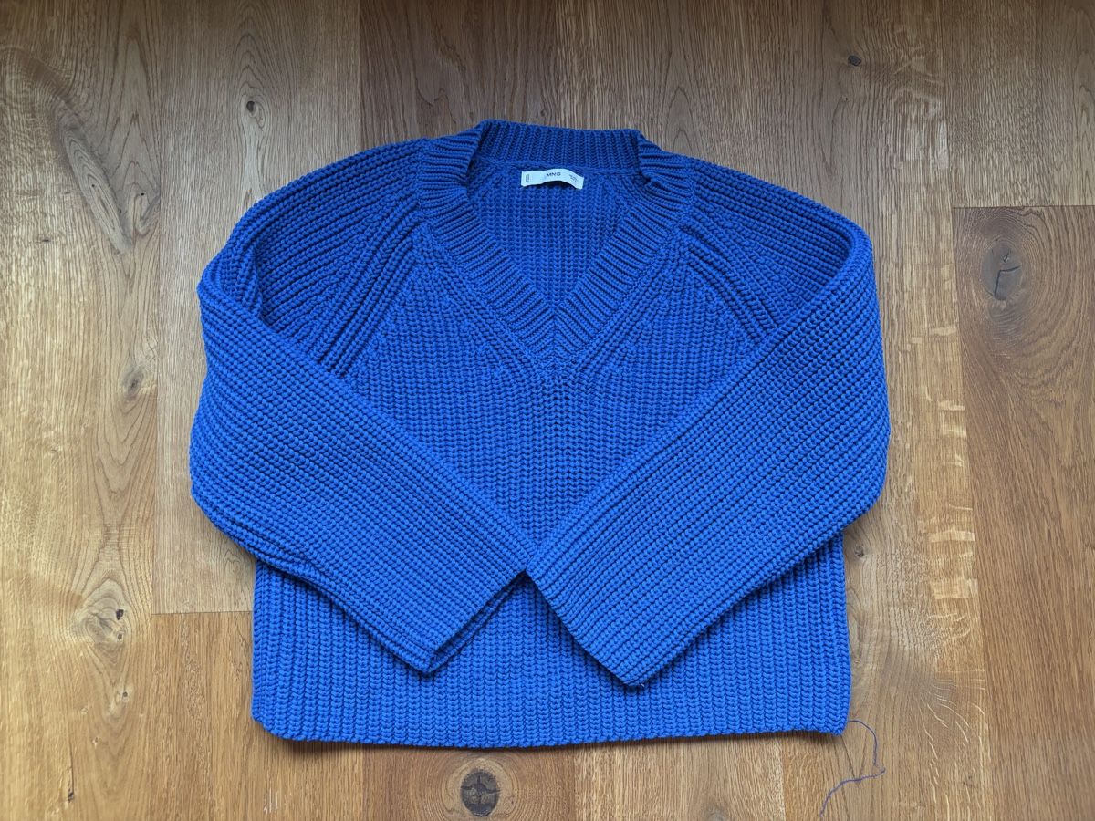 Mango Pullover & Sweatshirts: Blauer Pullover / Pull bleu Mango - L – Neu (gemäss Beschreibung) aus Thalwil von Salome89CH