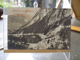 Albula Bahn Suisses Bally Postkarte 1906   1