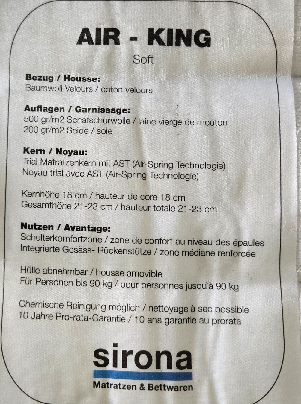 Letti: Bett komplett, guter Zustand – Usato da Adlikon b.Regensdf venduto da YvZi 4